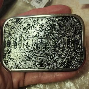 New Aztec Mayan calendar belt buckle